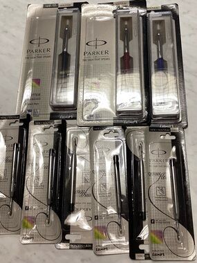 Parker Ballpoint  Pens And Refills Bundle NWT
